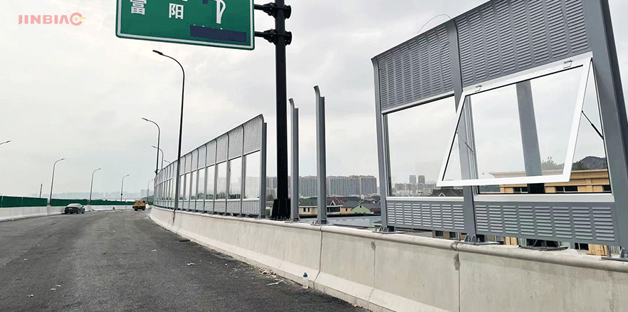 Hangzhou-Urban-Expressway-Combination-Noise-Barrier-Project