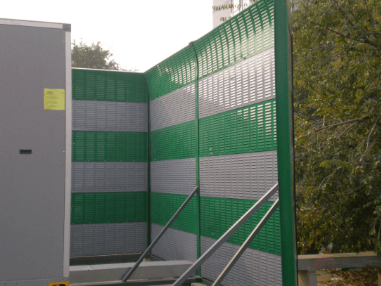 Power plant cooling tower acoustic barrier1876