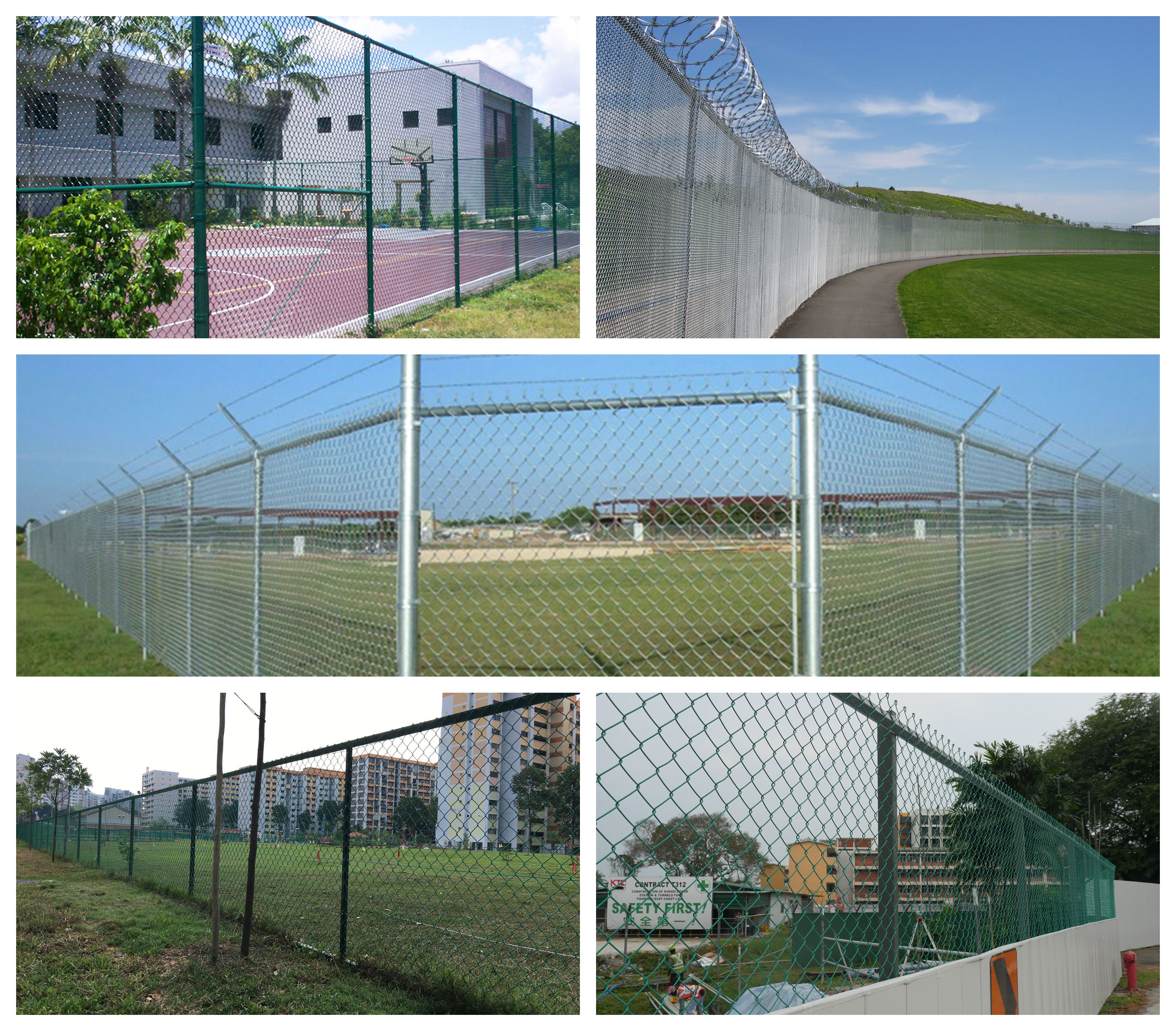 Chain Link Fence uses